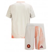 Camiseta AS Roma Segunda Equipación Replica 2024-25 para niños mangas cortas (+ Pantalones cortos)